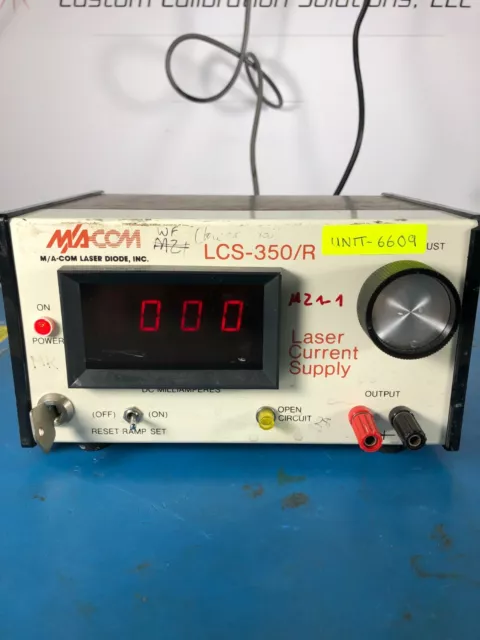 M/A-COM LCS-350/R Laser Current Supply *30DAY ROR*