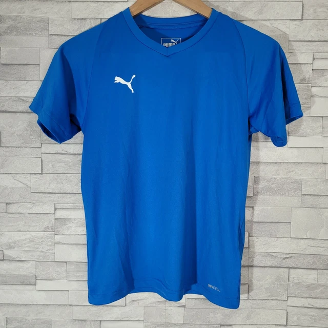 T-Shirt Ragazzi PUMA Top Palestra Corsa Calcio Sport Fitness Età 11-12
