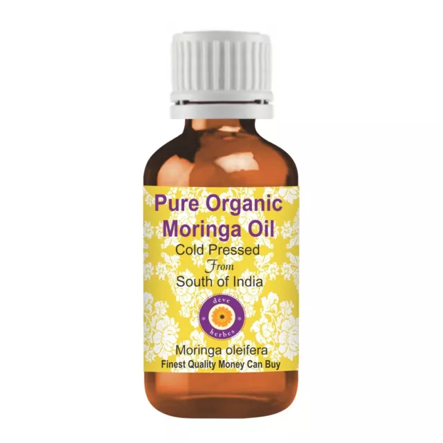 Pure Organic Moringa Oil (Moringa oleifera) 100% Natural Therapeutic Grade