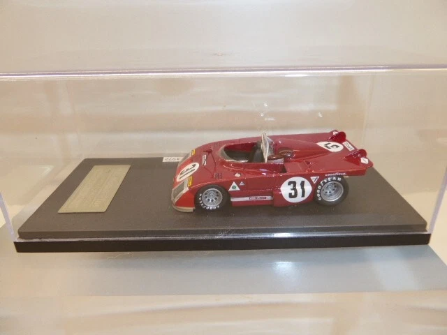 E59 1/43 Alfa Romeo 33TT3 - 24h Le Mans 1972 - H. Marko - V. Elfor E59 1/43 Alfa Romeo 33TT3 - 24h Le Mans 1972 - H. Marko - V. Elfor