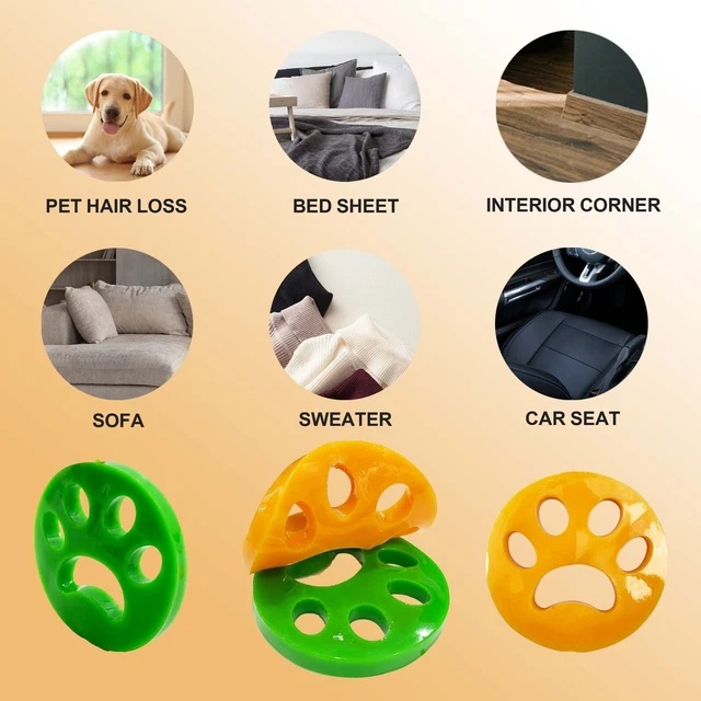 8-PACK Fur Pet Hair Remover Laundry Reusable Dog Cat Pets Lint Removal