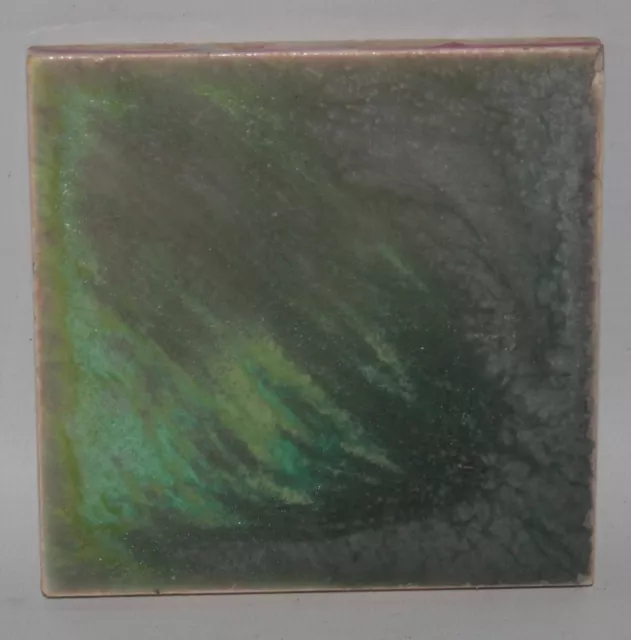 Craven Dunnill & Co, Shropshire - Vintage Mottled Green 4" Tile