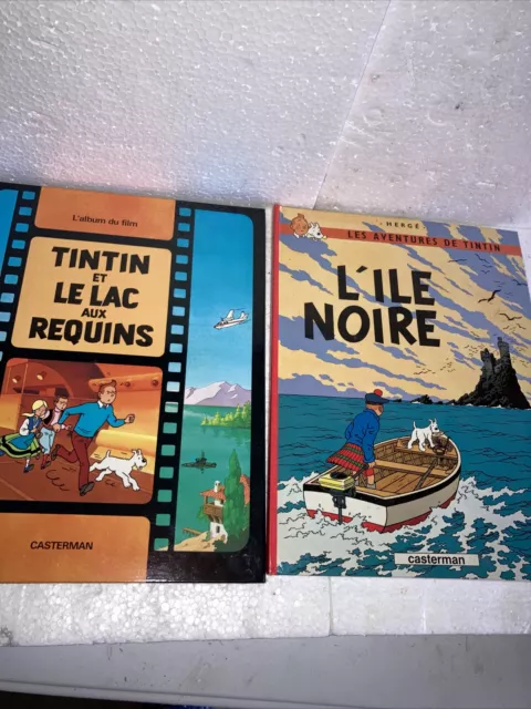 LOT 2 TINTIN BD Tintin Et Le Lac et L île Noir