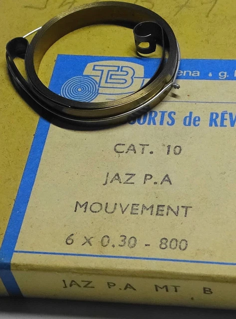 Ressort Pour Mouvement De Réveil JAZ Type B Et B-71 - Neuf Sans étiquette