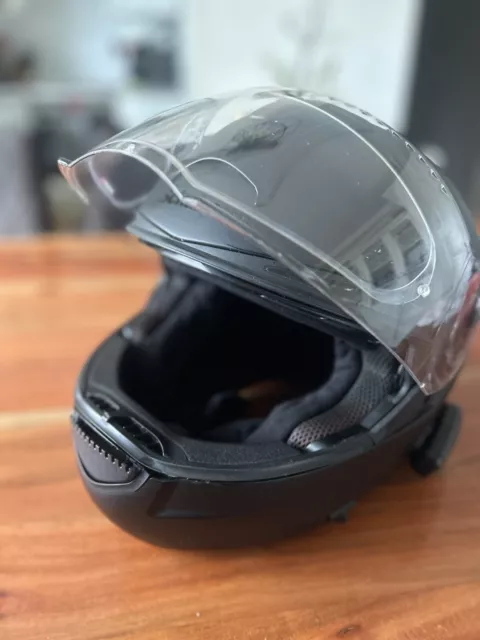 Schuberth C3 Klapphelm Mattschwarz L (56-57) Incl.  Communication Cardo