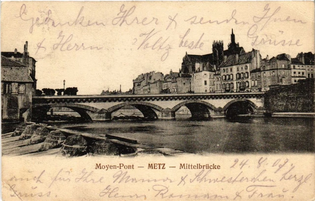 CPA AK Medio-Pont - METZ - Mittelbridge (455198)