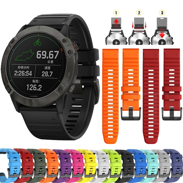 Stylisches Silikon-Armband Für Garmin Fenix Uhren – Schnell Wechseln, Super Bequem!