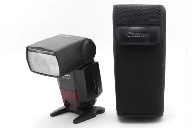 [NEAR MINT w/Case,Stand] Canon Speedlite 580EX II 2 Shoe Mount Flash From JAPAN