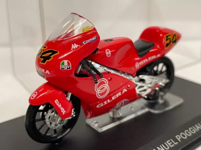 1:24 Gilera 125 Manuel Poggiali 2001 Ixo Altaya Diecast Moto GP bike Motorcycle