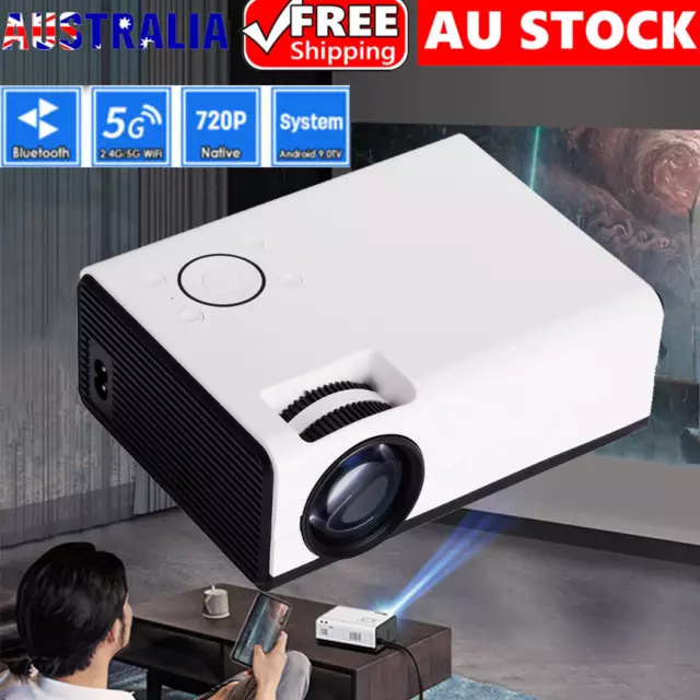 23000Lumens 4K 1080P HD WiFi Bluetooth Mini 5D LED Home Theater Projector Cinema