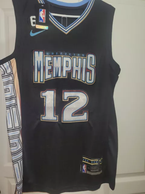 2020-2021 City Version NBA Memphis Grizzlies Black #12 Jersey,Memphis  Grizzlies