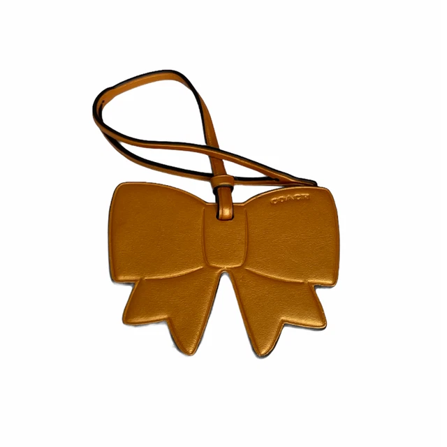 Coach Bow Ornament Bag Tag Coach Bow Ornament Bag Tag