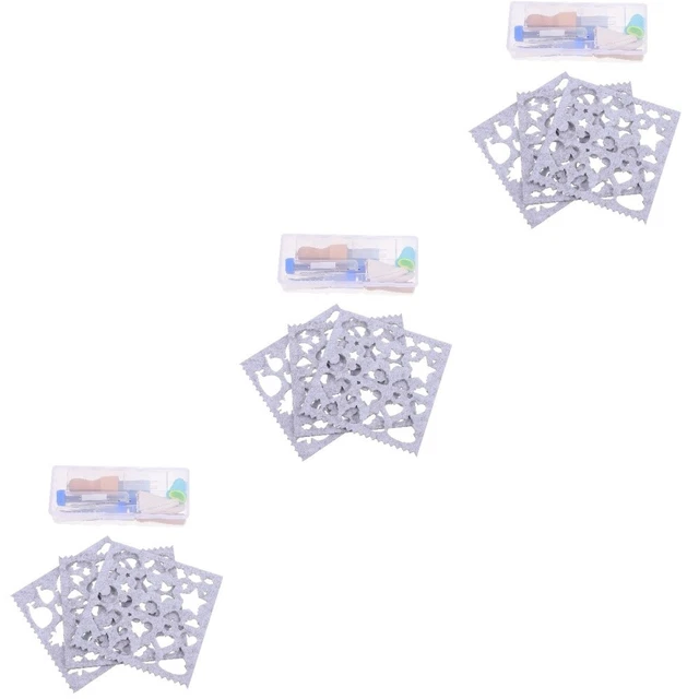 Kit de 3 juegos de fieltro aguja aguja fieltro herramienta bordado sentido artesanía