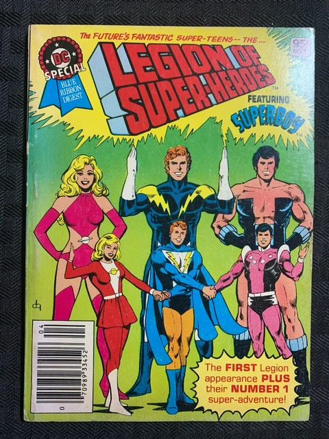 1980 DC SPECIAL BLUE RIBBON DIGEST #1 FN 6.0 Legion of Superheroes