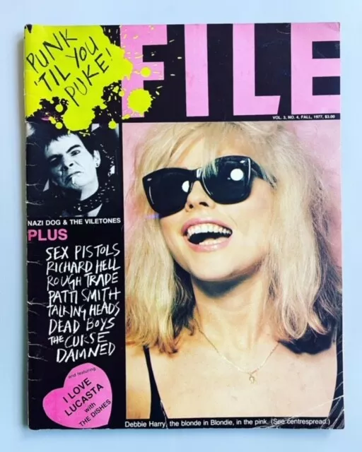 File Magazine / Punk Issue (1978) / Blondie / Talking Heads / Fanzine / CBGB