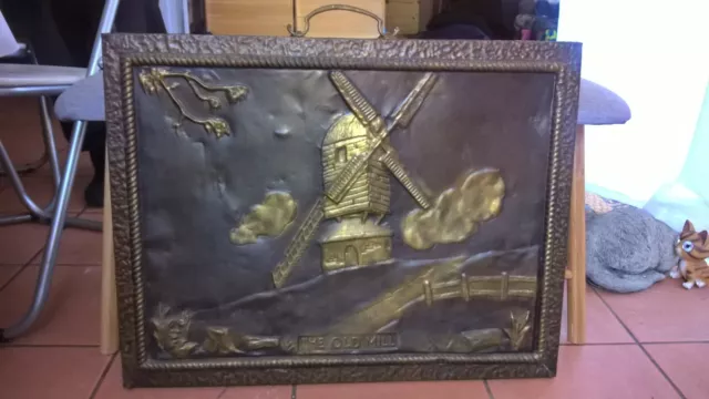 Vintage Brass Fire Guard/Screen