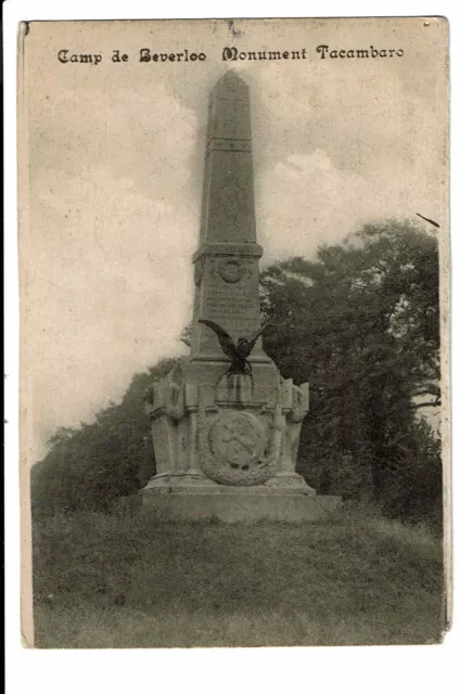 CPA - Carte Postale - Belgique- Camp de Beverloo Monument de Tacambaro-1919-VM12