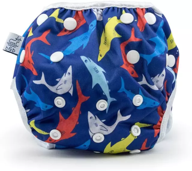 Large Nageuret Reusable Swim Diaper — Adjustable & Stylish Reusable Diapers for