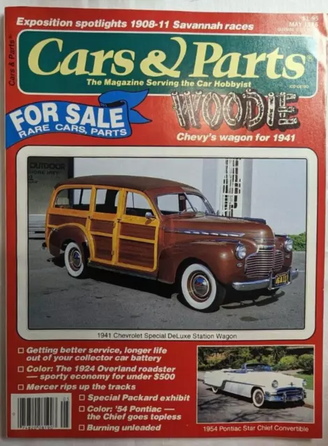 Car & Parts Magazine May 1986 Woodie 1941 Chevrolet Special DeLuxe Station Wagon