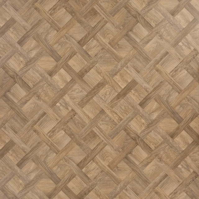 LINO FLOORING RETRO Reclaimed Wood Dark Oak Parquet Flooring Foam Sheet