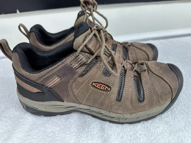 KEEN Utility Flint II Steel Toe Shoes Brown Black | Size 11EE