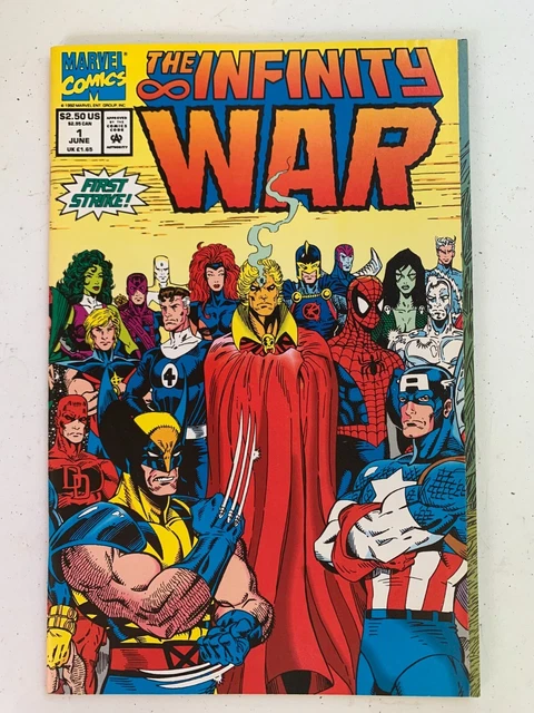 Marvel Comics The Infinity War #1 vol 1 1992 "First Strike!"
