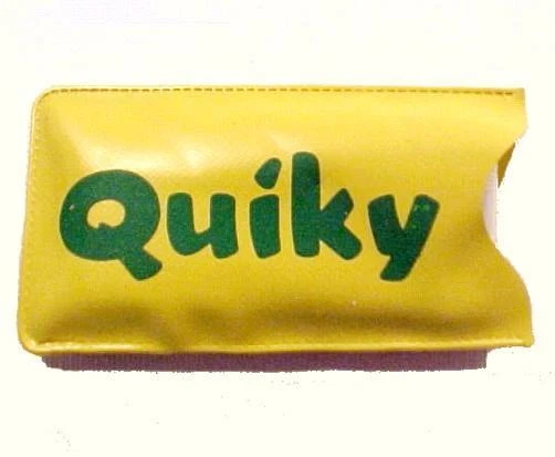 Quiky Rain Hat Cott Beverages Cap Pouch Vintage Soda Pop Advertising Souvenir
