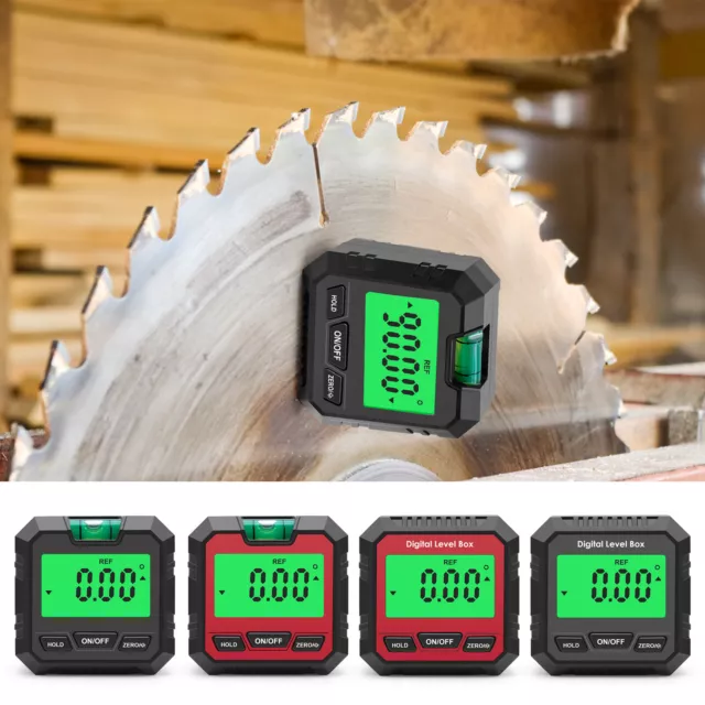 Digital Bevel Protractor Universal Angle Gauge Tester Precision for Woodworking