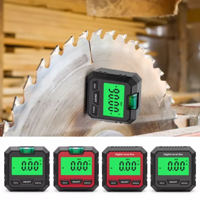 fr Digital Inclinometer with Magnetic Base Angle Meter Precision for Woodworking