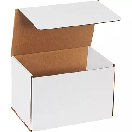 Effortless Protection: White Corrugated Mailers 9x6x6" - 50/Case