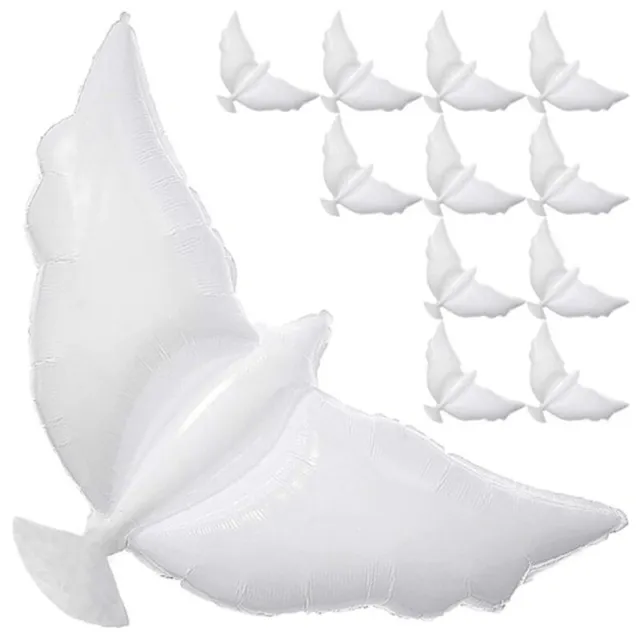 12-Pack  Balloons Memorial Release in , Biodegradable White Angel Lanterns4158