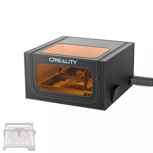 Creality Upgraded Laser Engraver Enclosure Pro, Fireproof and Dustproof Protecti