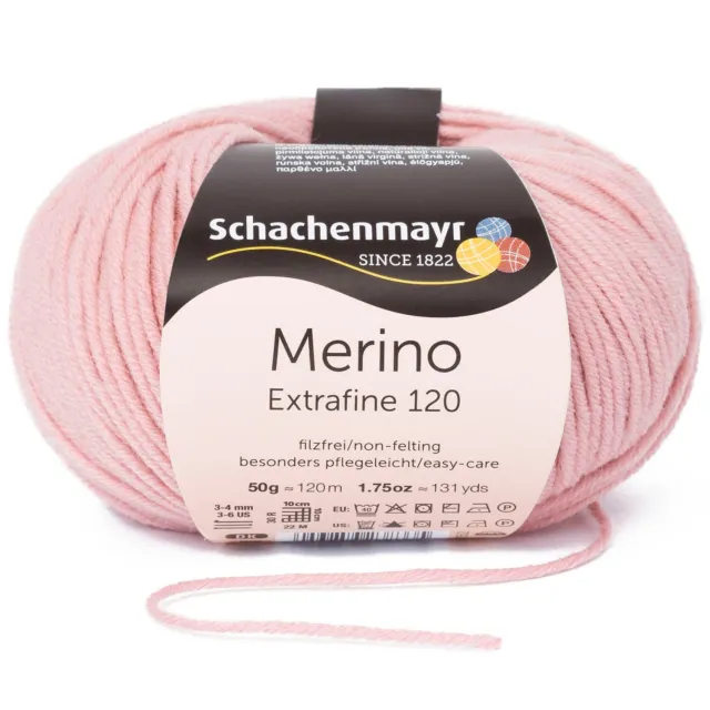 MERINO EXTRAFINE 120 von Schachenmayr - Farbe 10134 - 50 g / ca. 120 m Wolle