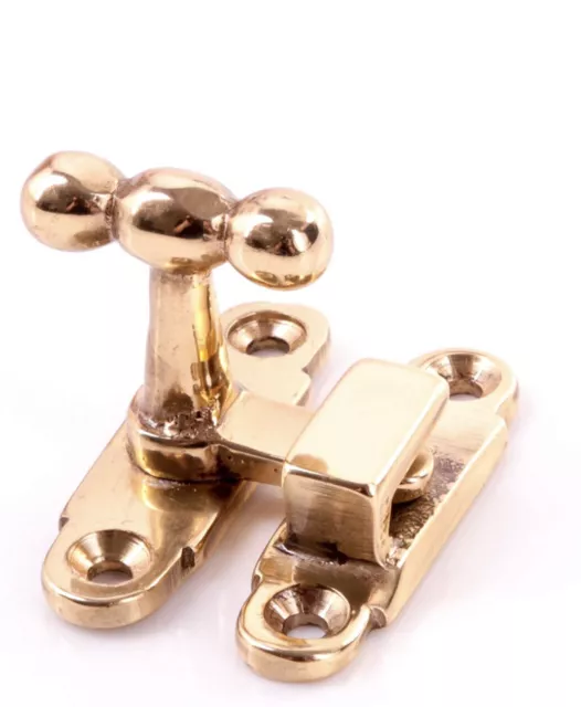 Brass Showcase Catch Latch Lock Bolt Cupboard Cabinet Thumbturn Case Wardrobe