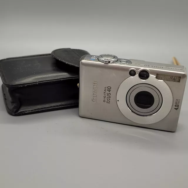 Canon PowerShot SD300 IXUS 40 4,0 megapixel fotocamera digitale compatta argento testato