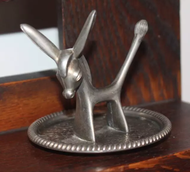 VINTAGE SEBA SILVER Plated Donkey Ring Holder 12.99 PicClick