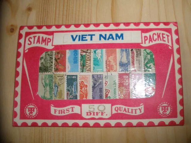 Briefmarkensammlung aus Vietnam vor 1968