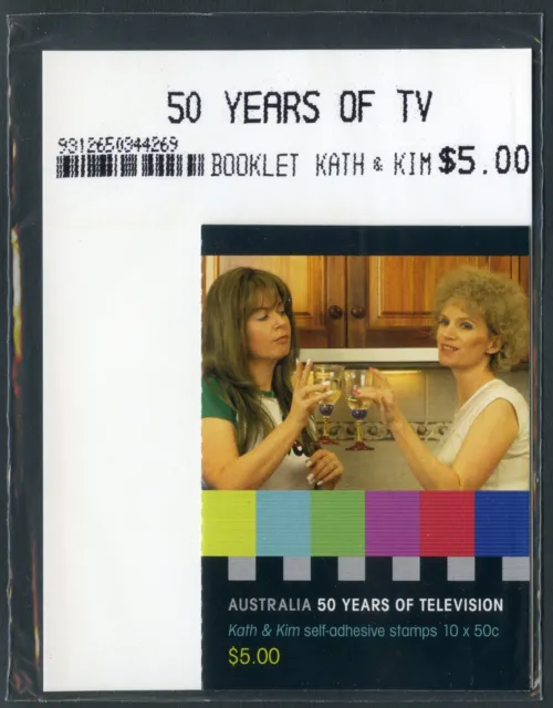 AUSTRALIA 2006 50 Years Television (TV) Kath & Kim Booklet 10 x 50c SG SB218 MNH