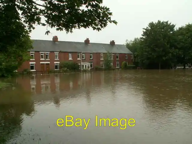 Photo 6x4 Mill Lane Darton Flooded After the River Dearne overflows. c2007