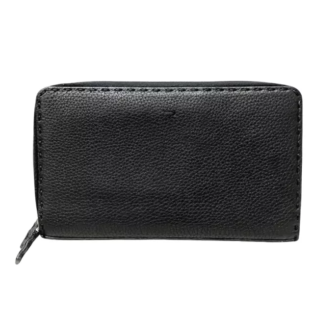 Fendi Black Leather Wallet Authentic