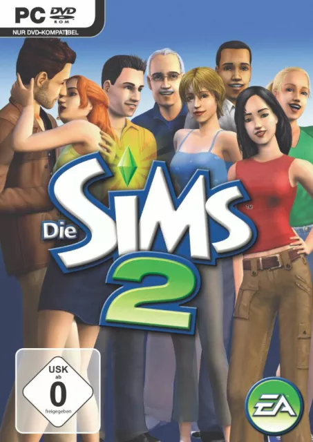 PC DVD Rom Die Sims 2 Hauptspiel Basisspiel Grundspiel Game Spiel Sim (PC, 2010)