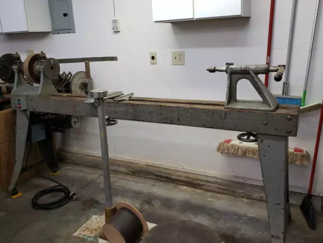 Vintage The Oliver - large Industrial Wood Working Lathe