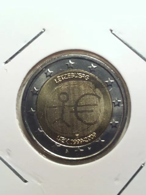 2 Euro Luxembourg 2009 Emu Commemorative Neuve