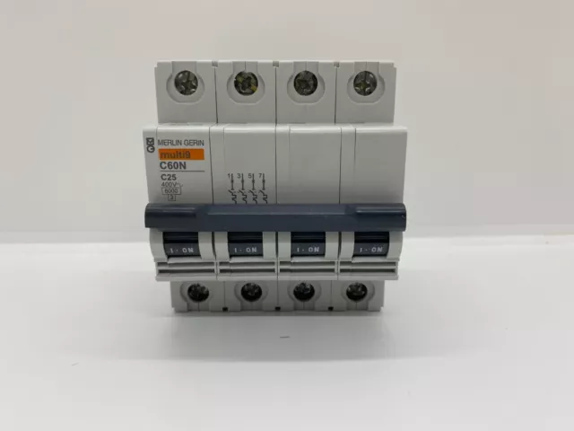 Merlin Gerin 24300 Interruttore Magnetotermico C60N 4P C 25A Multi9