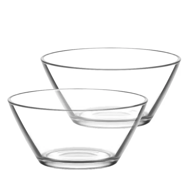 Glass Dipping Bowl Buffet Snack Dip Salsa Condiment Serving Dish, 215ml - x6