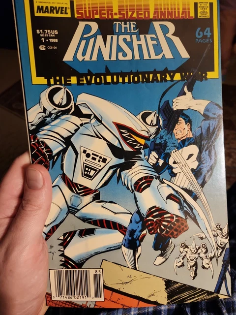 The Punisher Annual #1 (Marvel Comics 1988) The Evolutionary War, good shape!