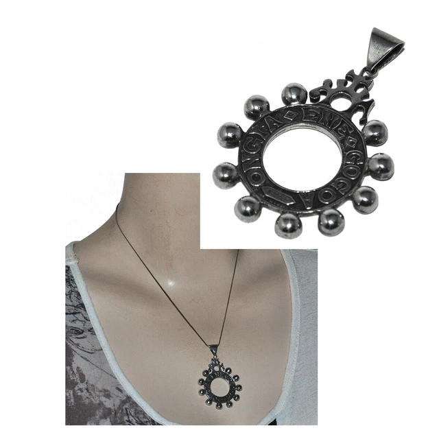 Pendentif Basque En Argent Sterling - Signé H. TEGUY Dizainier Euskal - Occasion