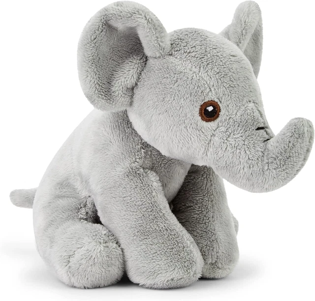 100% RECYCLED PLUSH Elephant Plush Toy (13-15Cm) Stuffed Soft Cuddly ...