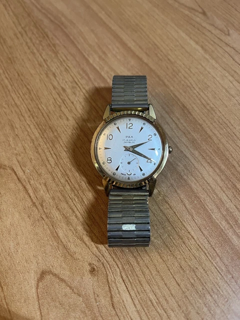 Montre Mécanique Ancienne Sator - Plaqué Or - Balancier Cassé - Vendue Pour Pièces Détachées