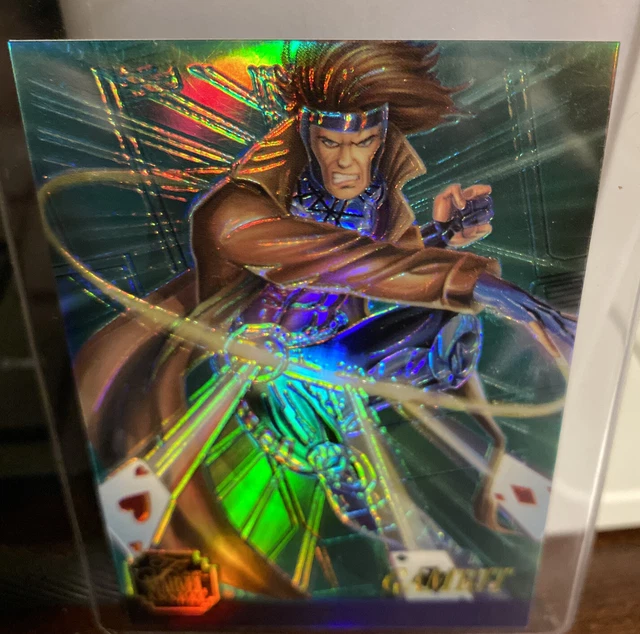 1995 Flair Marvel Annual GAMBIT Chromium Insert Card Limited Edition #7 OF 12 MT